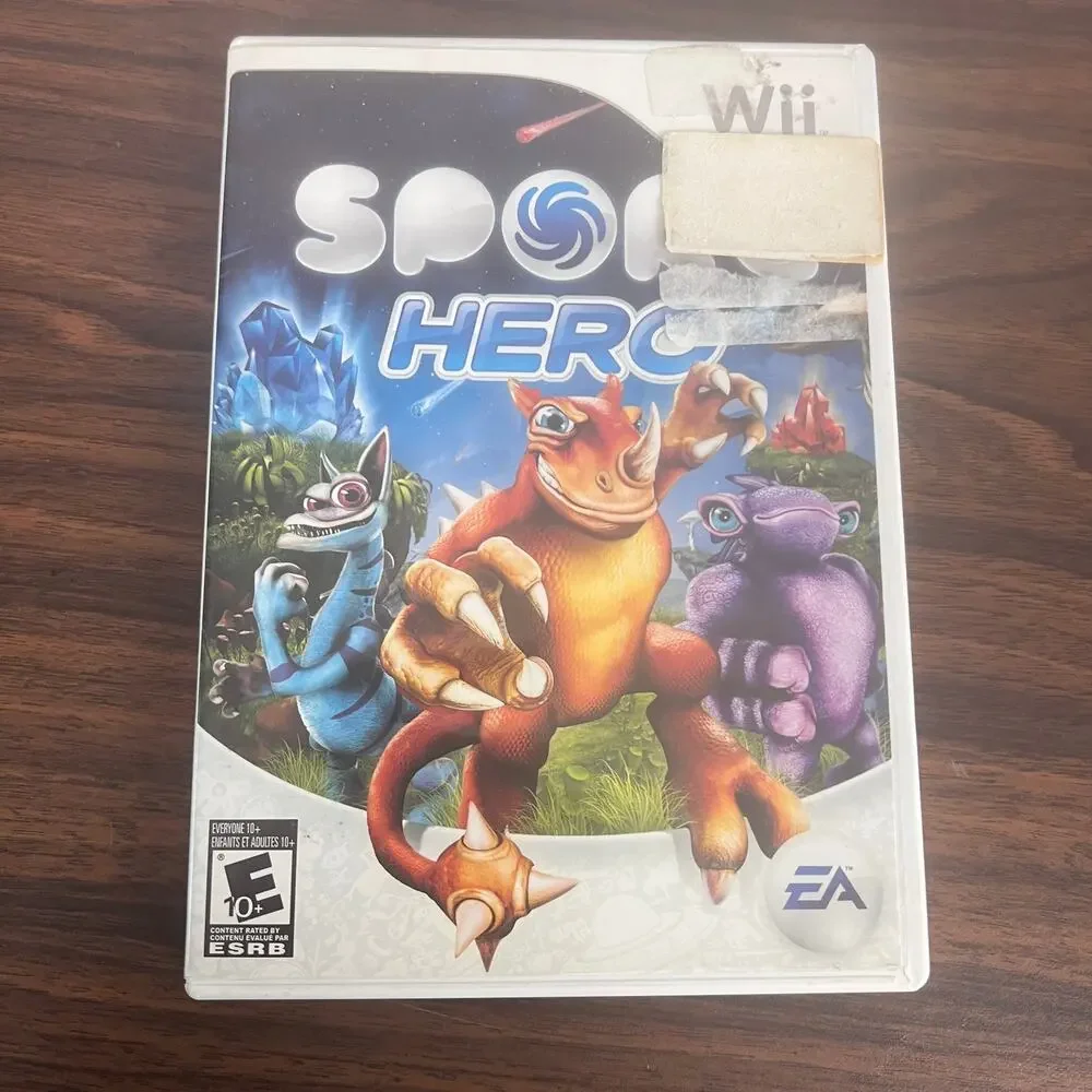 Wii Lot of 3 Games Spore Hero de Blob Rayman Raving Rabbids 2 CIB Complete